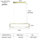 Modern black nordic minimalist bar hanging led pendant light kitchen