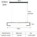 Modern black nordic minimalist bar hanging led pendant light kitchen