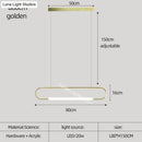 Modern black nordic minimalist bar hanging led pendant light kitchen