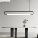 Modern black nordic minimalist bar hanging led pendant light kitchen
