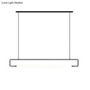 Modern black nordic minimalist bar hanging led pendant light kitchen