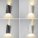 Modern black & off-white led wall lamp bedroom waterproof sconce