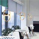 Modern black oval adjustable angle pendant light for shop or kitchen