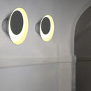 Modern black & pink circle sconce light bedroom wall fixture
