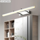 DecorBites™ Sleek Acrylic Bedroom Vanity Light Fixture with Pivoting Bar LED Wall Mount