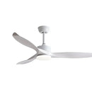 Modern black pure copper ceiling fan with led light and remote control