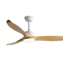 Modern black pure copper ceiling fan with led light and remote control