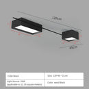 Modern black rectangular led ceiling lights for living room decoration