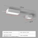 Modern black rectangular led ceiling lights for living room decoration