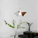 Modern black resin led pendant chandelier for living room