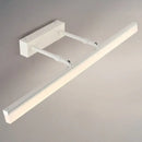 Modern black retractable stick vanity sconce light bathroom fixture