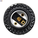 Modern black ribbed e27 socket bulb holder bedroom lamp base