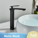 Modern black & rose gold basin faucet bathroom sink mixer tap