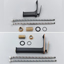 Modern black & rose gold basin faucet bathroom sink mixer tap