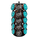 Modern black rotatable dolce gusto capsule rack kitchen storage shelf