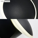 Modern black rotatable led wall sconce bedroom light fixture