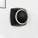Modern black rotatable led wall sconce bedroom light fixture