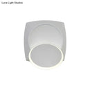 Modern black rotatable led wall sconce bedroom light fixture
