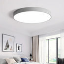 Modern black round dimmable led ceiling light for bedroom