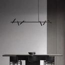 DecorBites™ Black Round Ring Ceiling Chandelier Pendant SpotLight for Living Dining Room