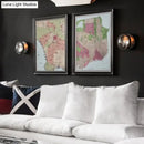 Modern black round wall sconce with e12 bulb for hallway