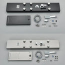 Modern black shower panel rainfall waterfall system – bathroom faucet