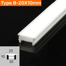 Modern black silicone tube flexible led channel outdoor light