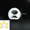 Modern black silicone tube flexible led channel outdoor light