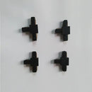 Modern black & silver ceiling track rail connector set kitchen light