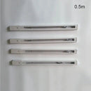 Modern black & silver ceiling track rail connector set kitchen light