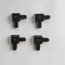 Modern black & silver ceiling track rail connector set kitchen light