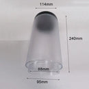 DecorBites™ Black Silver Landscape Bollard Path Light for Garden Decoration