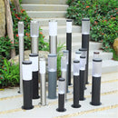 DecorBites™ Black Silver Landscape Bollard Path Light for Garden Decoration