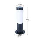 DecorBites™ Black Silver Landscape Bollard Path Light for Garden Decoration