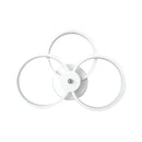Modern black & silver led hoop wall lamp bedroom ceiling light