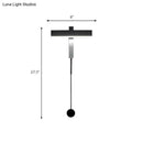 DecorBites™ Contemporary Metal LED Rotatable Wall Sconce - Warm Light Wall Lamp