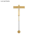 DecorBites™ Contemporary Metal LED Rotatable Wall Sconce - Warm Light Wall Lamp