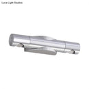 Modern black & silver light fixture living room warm white lighting