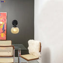 DecorBites™ Glass Ball Wall Light Switch Hallway Bathroom Mirror Stair Black Wall Sconce