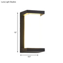 Modern black sound activated led wall sconce bedroom light