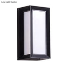 Modern black sound activated led wall sconce bedroom light