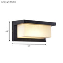 Modern black sound activated led wall sconce bedroom light