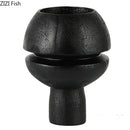 Modern black spherical resin sculpture living room abstract art ornament
