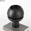 Modern black spherical resin sculpture living room abstract art ornament