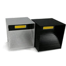 Modern black square 12w cob led wall lamp living room light