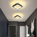 Modern black square led ceiling lamp bedroom lighting