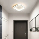 Modern black square led ceiling lamp bedroom lighting