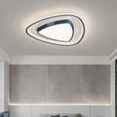 Modern black square led ceiling light for living room dimming