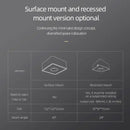 Modern black square led surface mount ceiling light bedroom spotlight