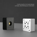 Modern black square led surface mount ceiling light bedroom spotlight